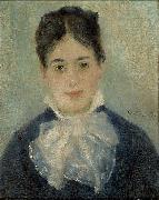 Pierre-Auguste Renoir Lady Smiling oil painting reproduction